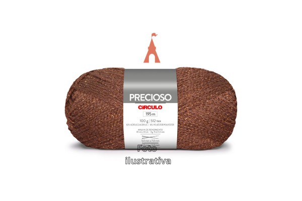 FIO PRECIOSO CIRCULO 100G LENHA