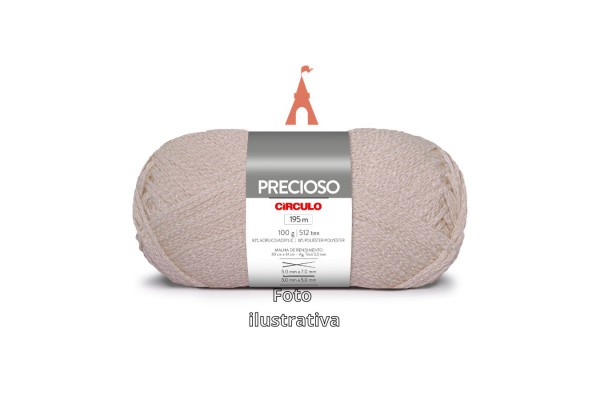 FIO PRECIOSO CIRCULO 100G OFF WHITE