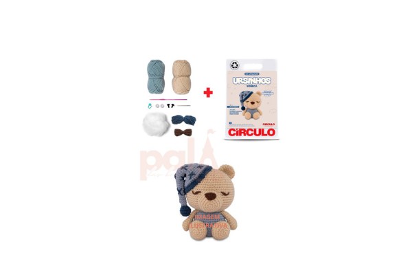 KIT AMIGURUMI URSINHO SONECA CIRCULO