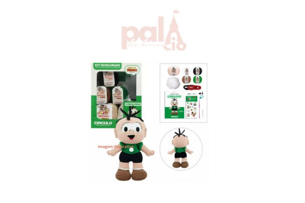 KIT AMIGURUMI TURMA DA MONICA - CEBOLINHA