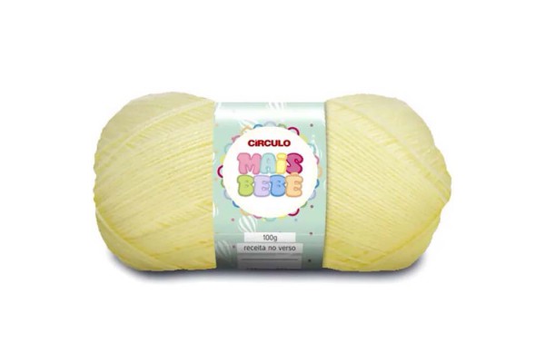 FIO MAIS BEBE 100G CIRCULO AMARELO CANDY