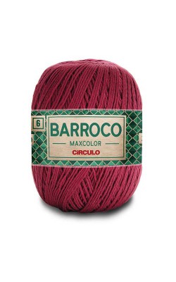 BARBANTE BARROCO MAXCOLOR N6 CIRCULO 400G MARSALA