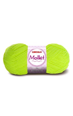 LA MOLLET CIRCULO 100G AMARELO NEON
