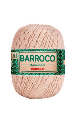 BARBANTE BARROCO MAXCOLOR N6 CIRCULO 400G PORCELANA