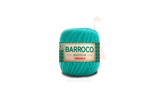 BARBANTE BARROCO MAXCOLOR N4 CIRCULO 200G TIFFANY