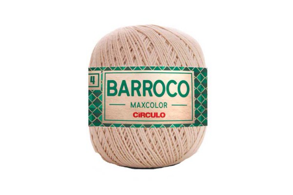 BARBANTE BARROCO MAXCOLOR N4 200G PORCELANA CIRCULO