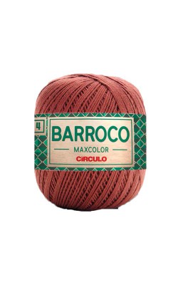 BARBANTE BARROCO MAXCOLOR N4 200G CAFE CIRCULO