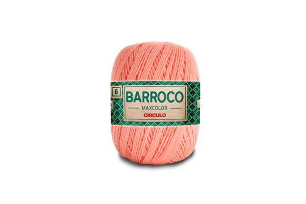 BARBANTE BARROCO MAXCOLOR N6 CIRCULO 452M PESSEGO