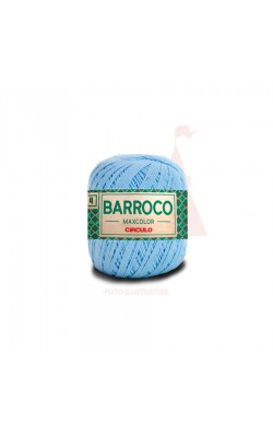 BARBANTE BARROCO MAXCOLOR N4 200G AZUL CANDY CIRCULO