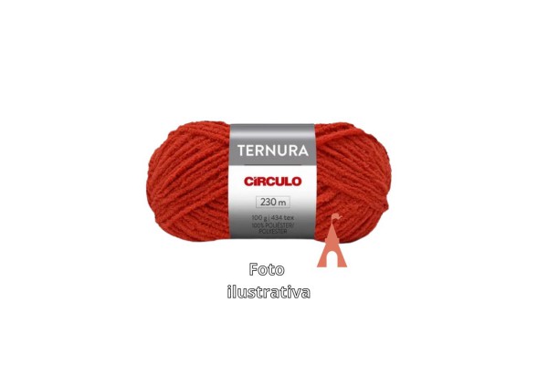 FIO TERNURA CIRCULO 100G VERMELHO