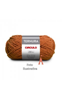 FIO TERNURA CIRCULO 100G MARRROM