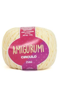 FIO AMIGURUMI CIRCULO 254M CREME