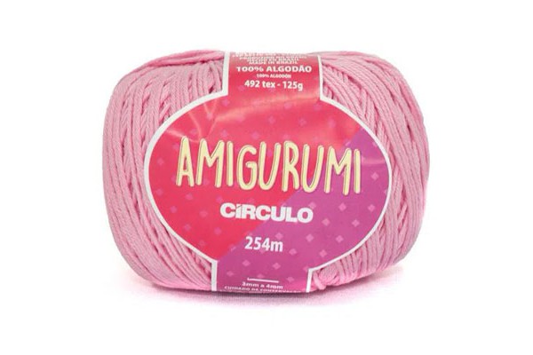 FIO AMIGURUMI CIRCULO 254M CHICLETE