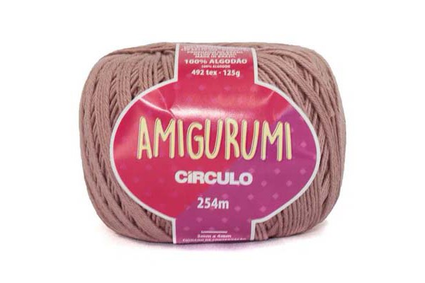 FIO AMIGURUMI CIRCULO 254M CAMAFEU