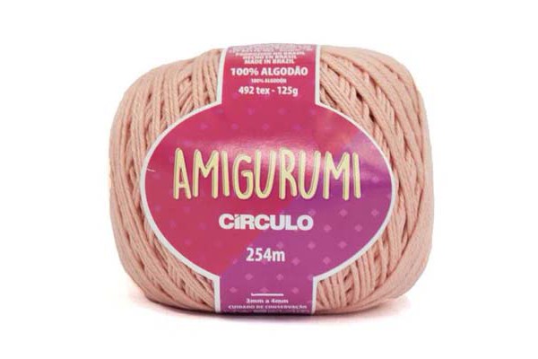 FIO AMIGURUMI CIRCULO 254M ORGANZA