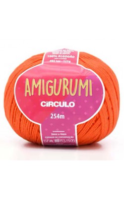 FIO AMIGURUMI CIRCULO 254M LARANJA