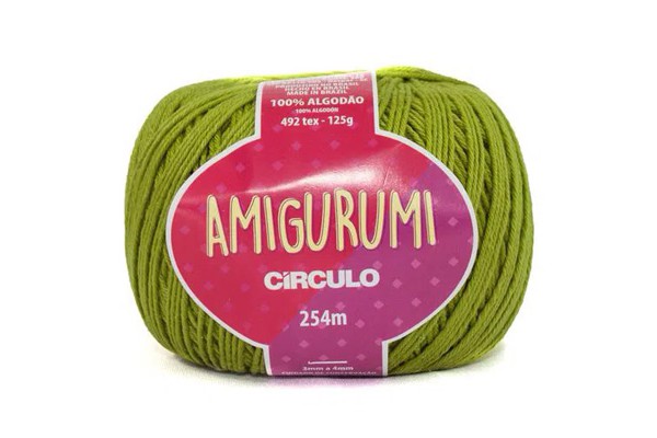 FIO AMIGURUMI CIRCULO 254M PISTACHE