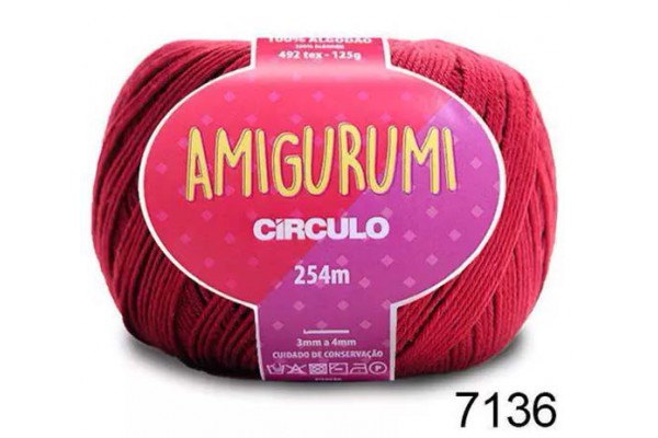 FIO AMIGURUMI CIRCULO 254M MARSALA