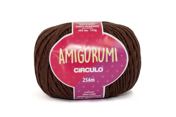 FIO AMIGURUMI CIRCULO 254M BRIGADEIRO