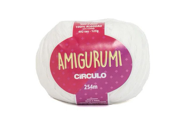 FIO AMIGURUMI CIRCULO 254M BRANCO