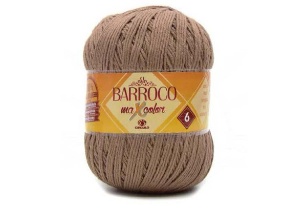 BARBANTE BARROCO MAXICOLOR N6 CIRCULO 400G CASTOR