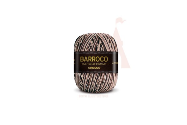 BARBANTE BARROCO MULTI PREMIUM CIRCULO 200G CAFE