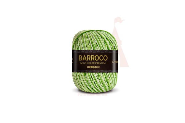 BARBANTE BARROCO MULTI PREMIUM CIRCULO 200G GREENERY