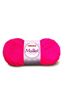 LA MOLLET CIRCULO 100G ROSA NEON