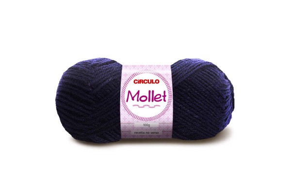 LA MOLLET CIRCULO 100G AZUL MARINHO 