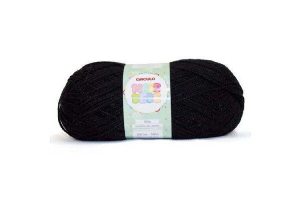 FIO MAIS BEBE 100G CIRCULO PRETO