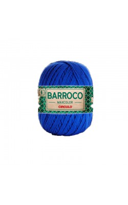 BARBANTE BARROCO MAXCOLOR N6 CIRCULO 400G AZUL BIC
