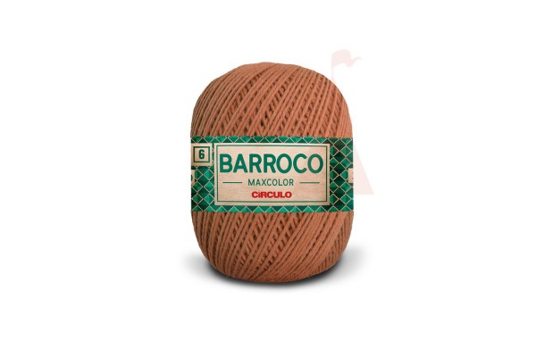 BARBANTE BARROCO MAXCOLOR N6 CIRCULO 400G BRONZE