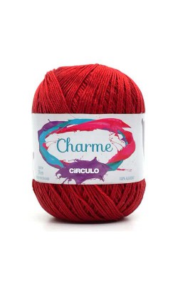 LINHA CIRCULO CHARME 150G VERMELHO