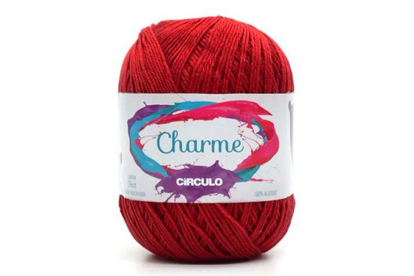 LINHA CIRCULO CHARME 150G VERMELHO