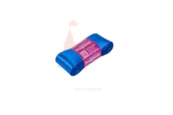 FITA DE CETIM PROGRESSO 38MM COM 10MT AZUL ROYAL