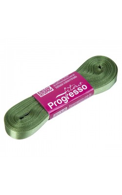 FITA DE CETIM PROGRESSO 7MM COM 10MTS VERDE MILITAR