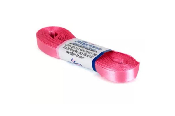 FITA DE CETIM PROGRESSO 10MM COM 10MTS ROSA ESCURO