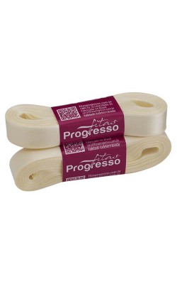 FITA DE CETIM PROGRESSO 15MM COM 10MTS CHAMPAGNE