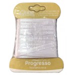 FITA DE CETIM DUPLA FACE PROGRESSO 000 COM 10 MTS BRANCO