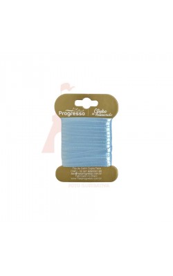 FITA DE CETIM PROGRESSO 000 COM 10 MTS AZUL BEBE