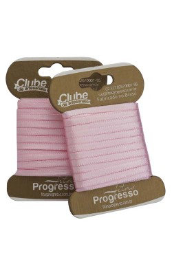 FITA DE CETIM PROGRESSO 000 COM 10 MTS ROSA