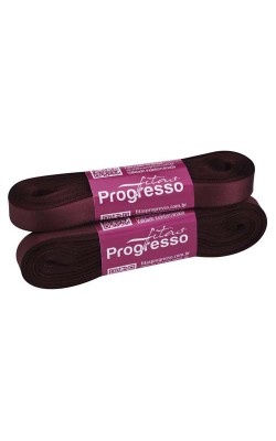 FITA DE CETIM PROGRESSO 10MM COM 10MTS MARSALA