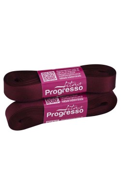 FITA DE CETIM PROGRESSO 15MM COM 10MTS MARSALA