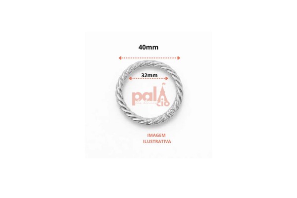 ARGOLA ARTICULA PRATA 32MM C/2PC ARGOLA ARTICULA PRATA 32MM C/2PC
