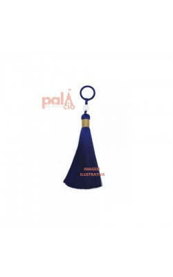 PINGENTE TASSEL 15CM MARINHO