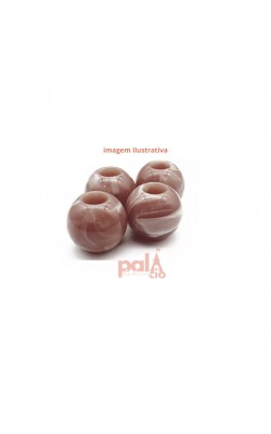 PONTEIRA ACRILICO 22,5MM ROSA C/ 4PC