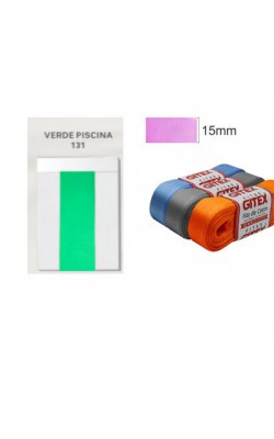 FITA DE CETIM 15MM GITEX VERDE PISCINA