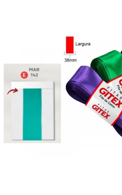 FITA DE CETIM 38MM GITEX MAR