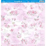 FOLHA PARA SCRAPBOOK LITOARTE VINTAGE FLORES