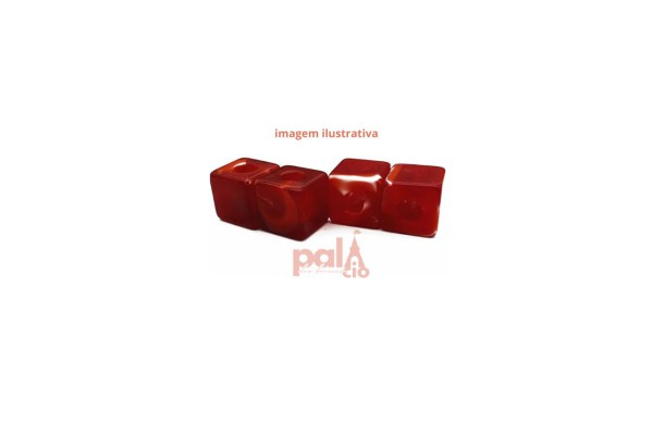PONTEIRA ACRILICO VERMELHO 19MM C/ 4PC PONTEIRA ACRILICO VERMELHO 19MM C/ 4PC